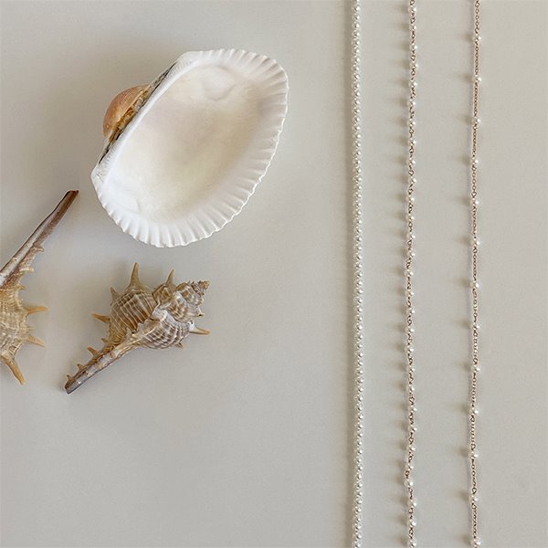 Freshwater Pearl Sweet Necklace 18K 담수 진주 스윗 목걸이