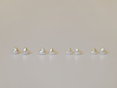 Heart Saltwater Pearl Earrings 18K 하트 해수 진주 귀걸이 (한정 수량)