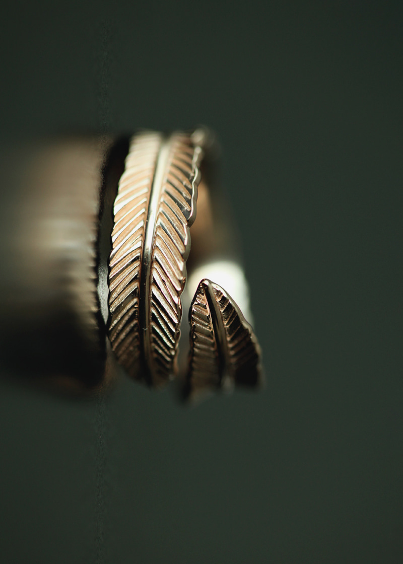 Feather Ring 18K 깃털 반지