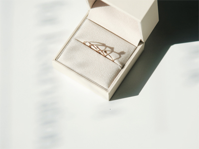Cognac Diamond Texture Ring 18K 꼬냑 다이아몬드 텍스처 반지