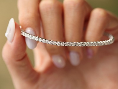 Diamond Simple Tennis Bracelet 18K 다이아몬드 심플 테니스 팔찌